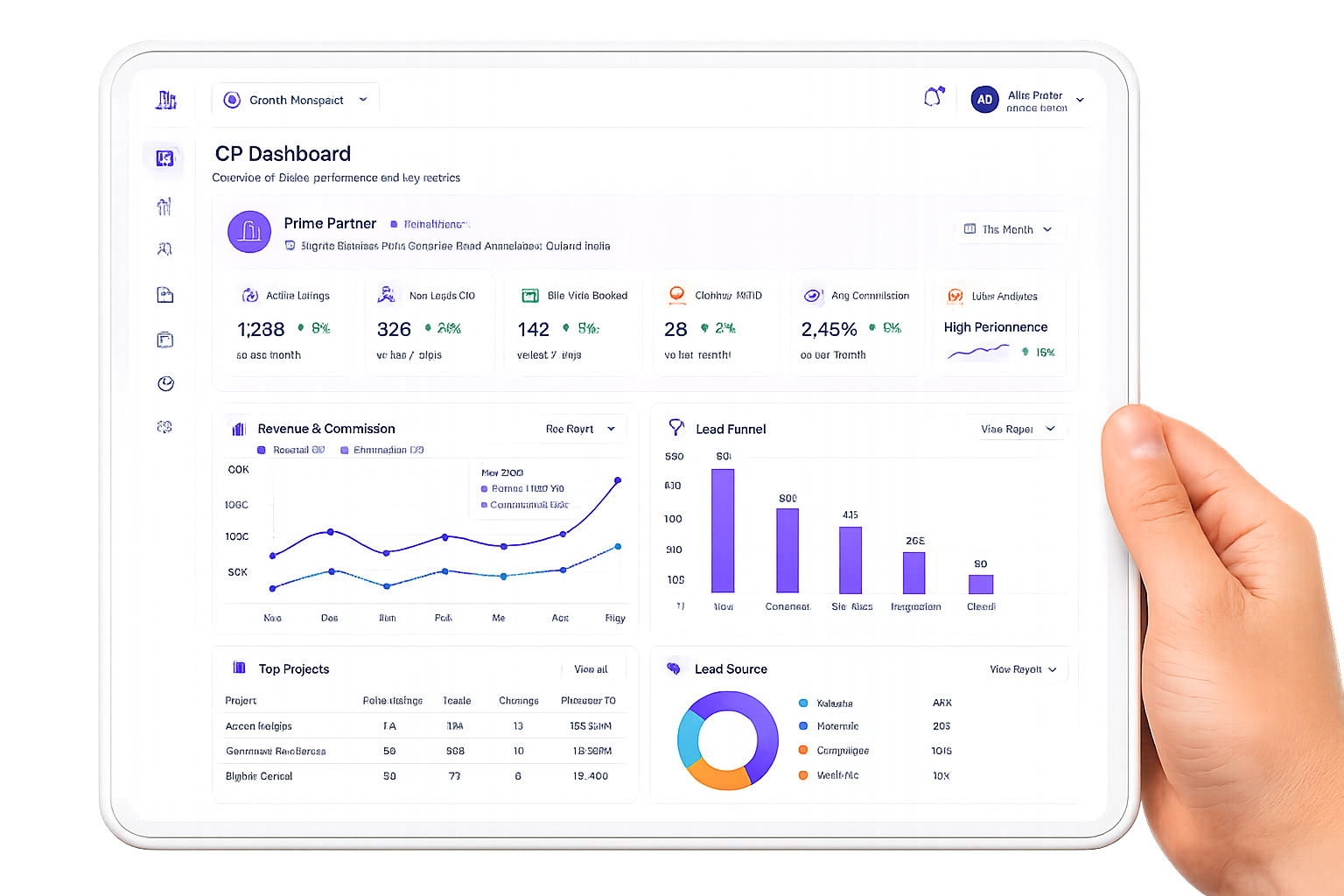 Broker & Channel Partner Management Dashboard
